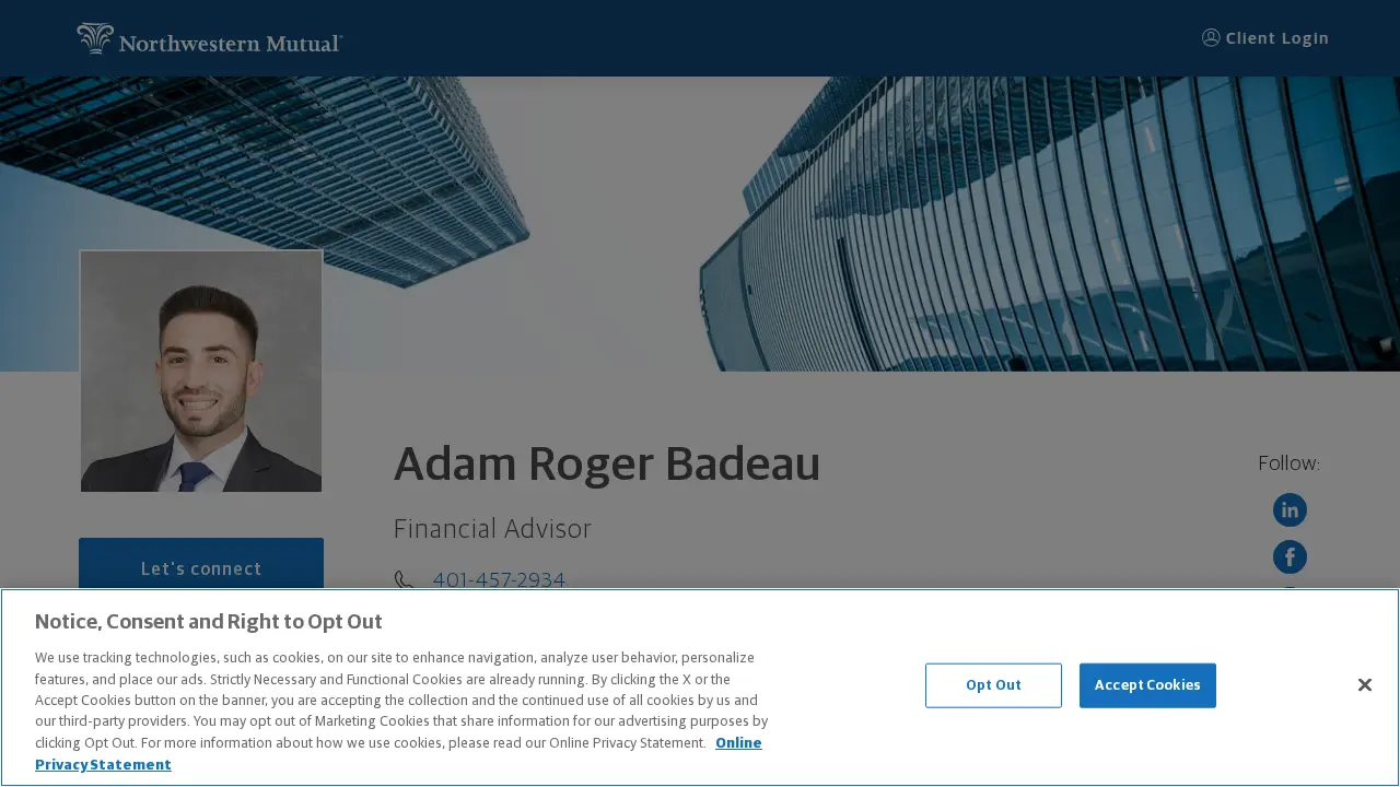 Northwestern Mutual - Financial Advisor: Adam Badeau