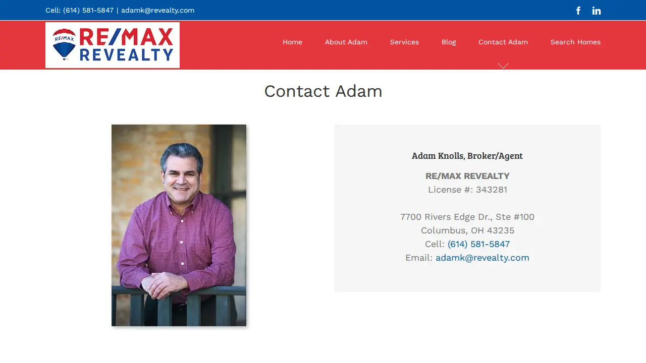 Adam Knolls website