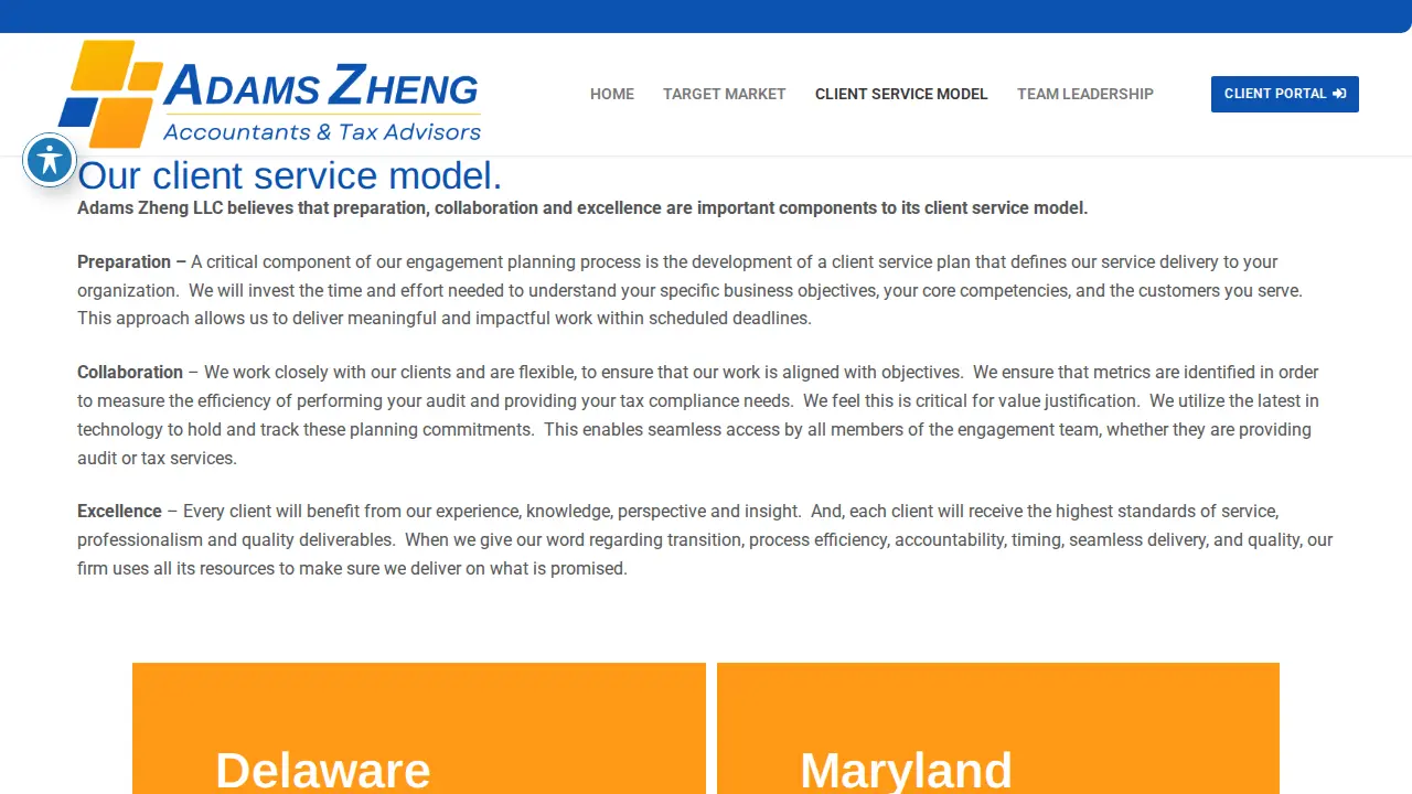 World Tax and Accounting – Newark, DE page