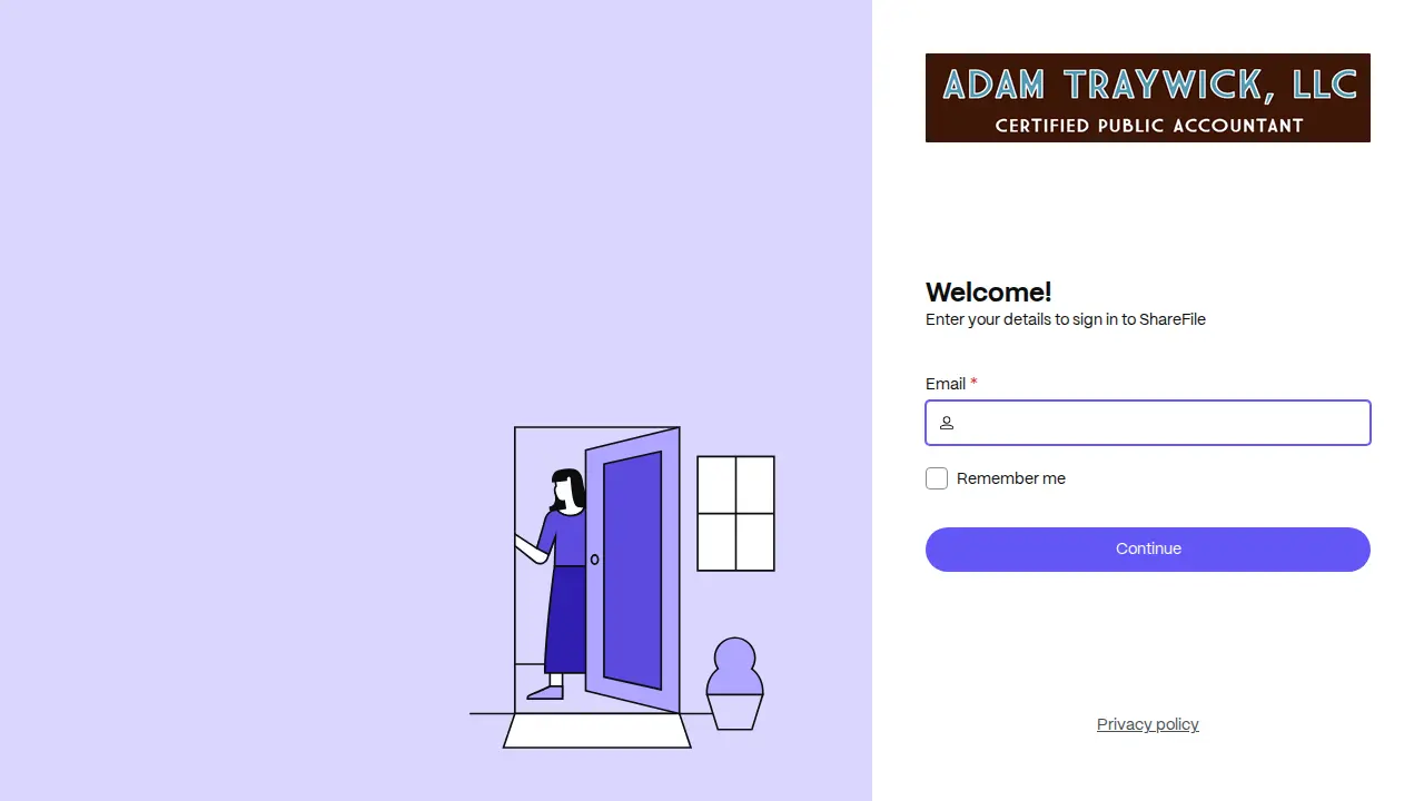 Adam Traywick, LLC - Certified Public Accountant page