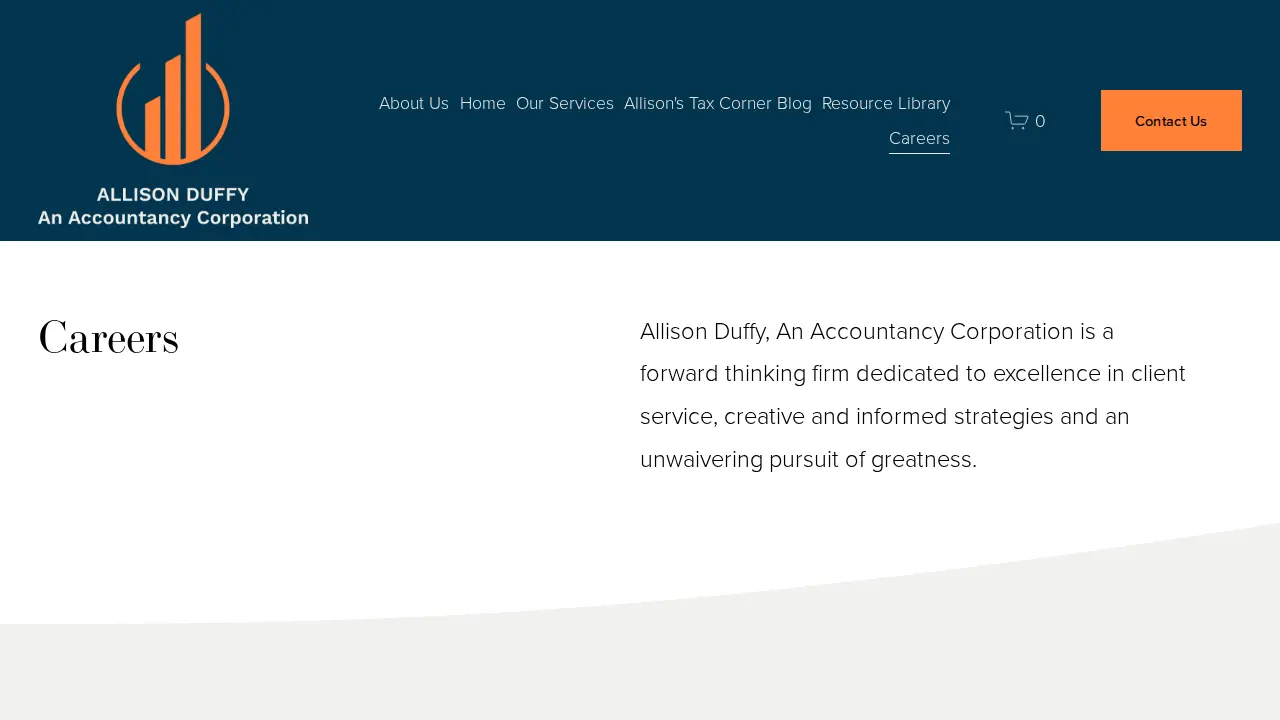 Allison Duffy, An Accountancy Corporation page