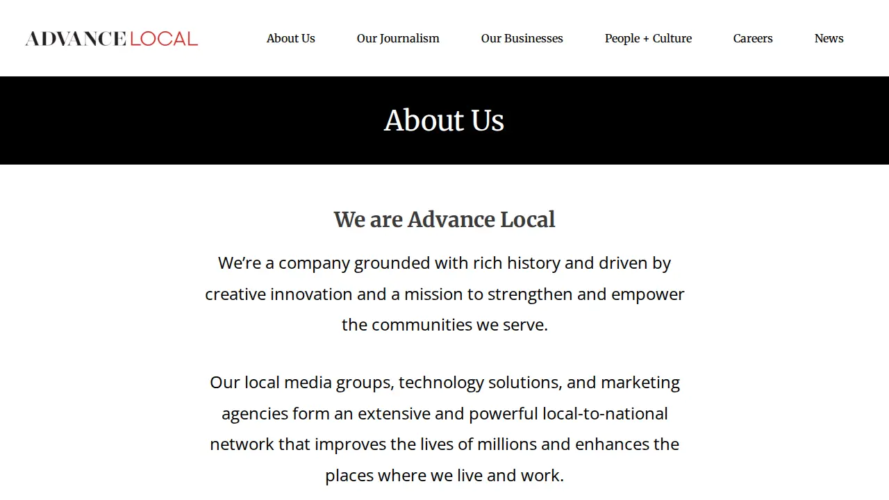 Advance Central Services, Inc. page