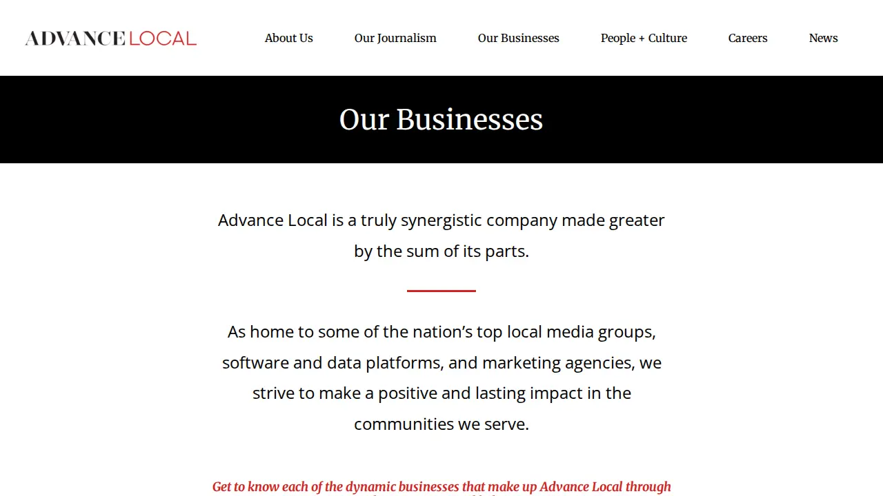 Advance Central Services, Inc. page
