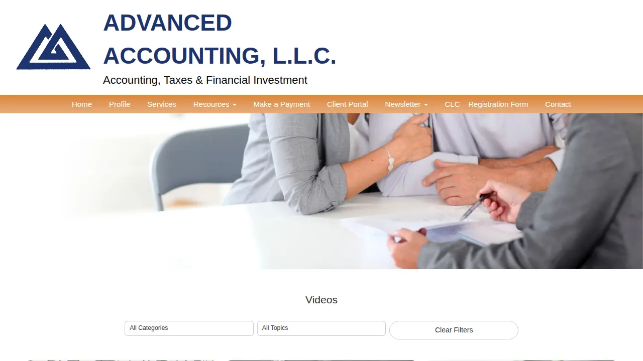Advanced Accounting LLC page