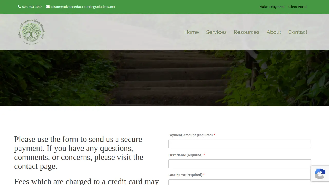 Advanced Accounting Solutions page