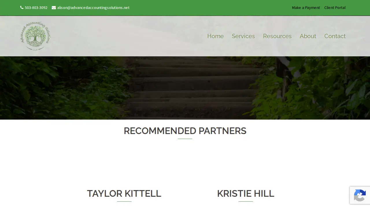 Advanced Accounting Solutions page