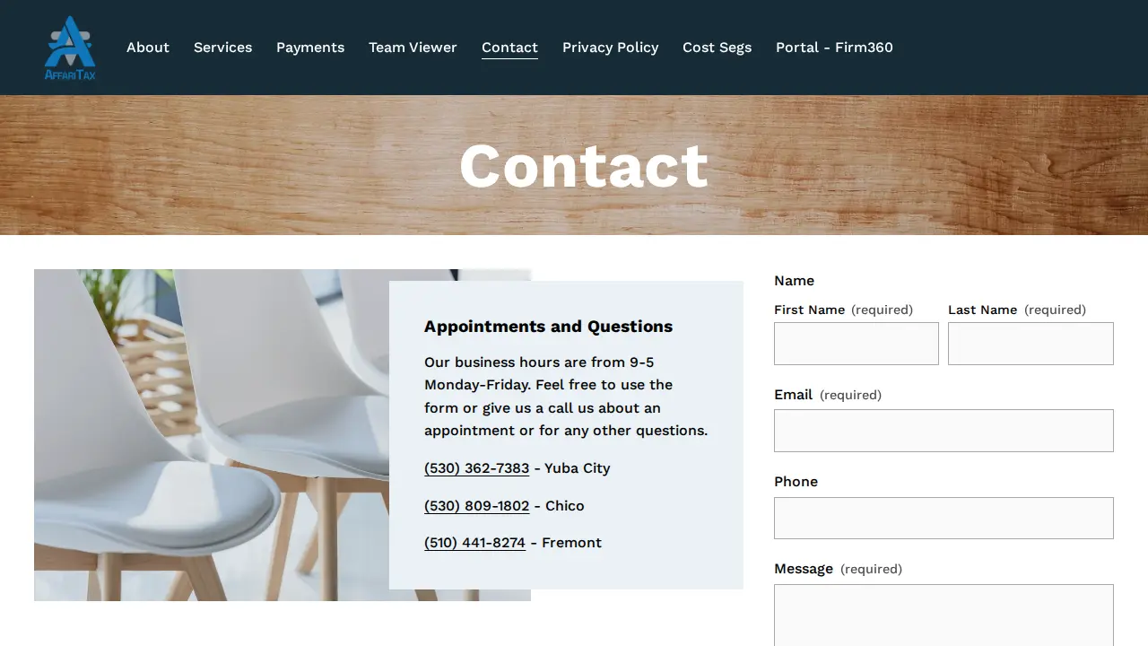 AffariTax page
