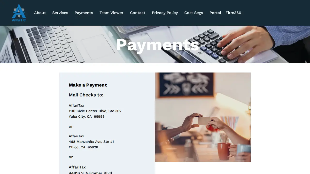 AffariTax page