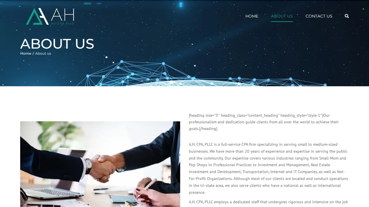 A. H. CPA, PLLC page