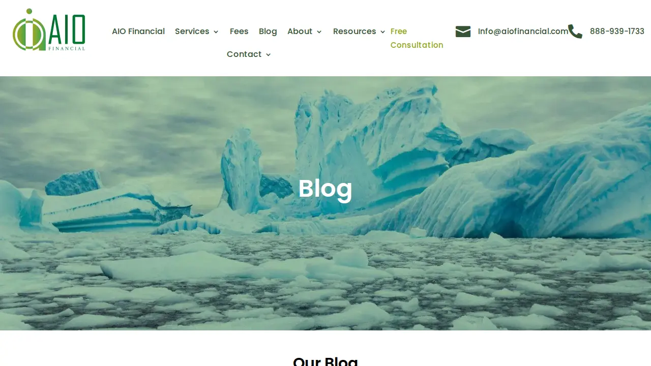 AIO Fee Only Financial Advisors page