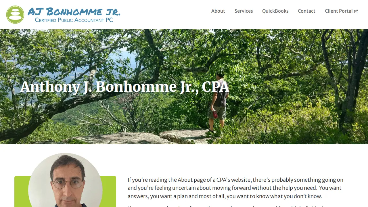 AJ Bonhomme Jr. CPA PC page