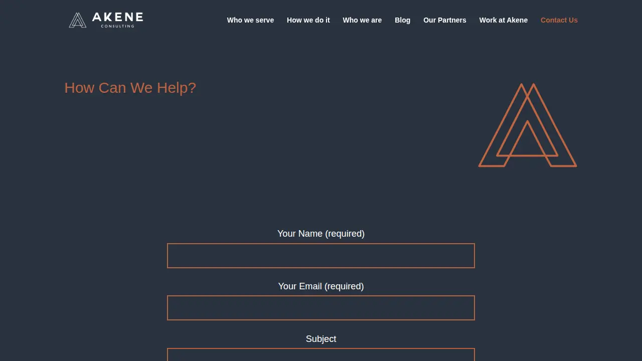 Akene Consulting, LLC page