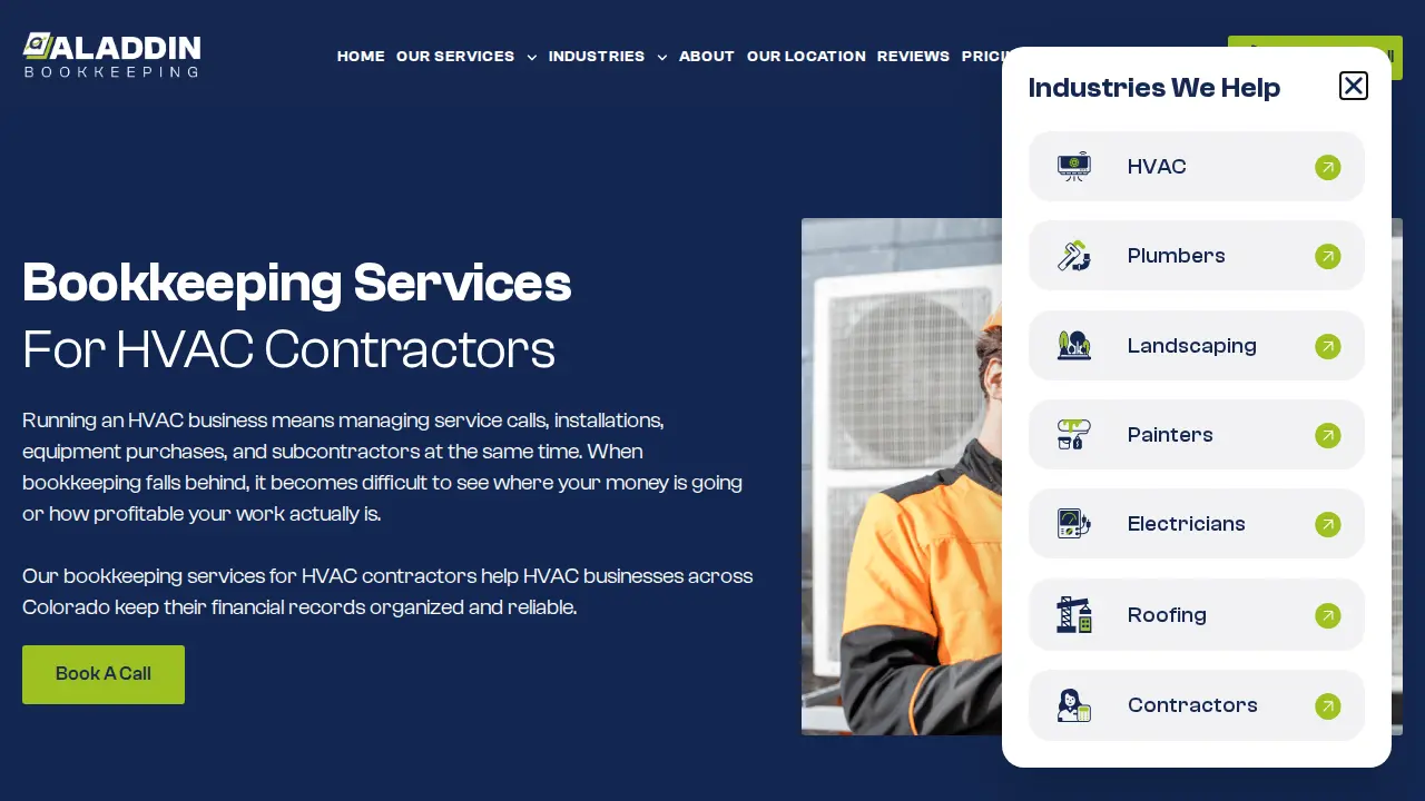 Aladdin Bookkeeping, LLC page