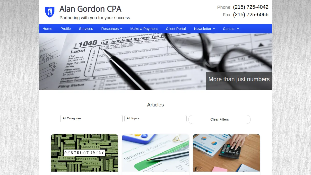 Alan Gordon,CPA page