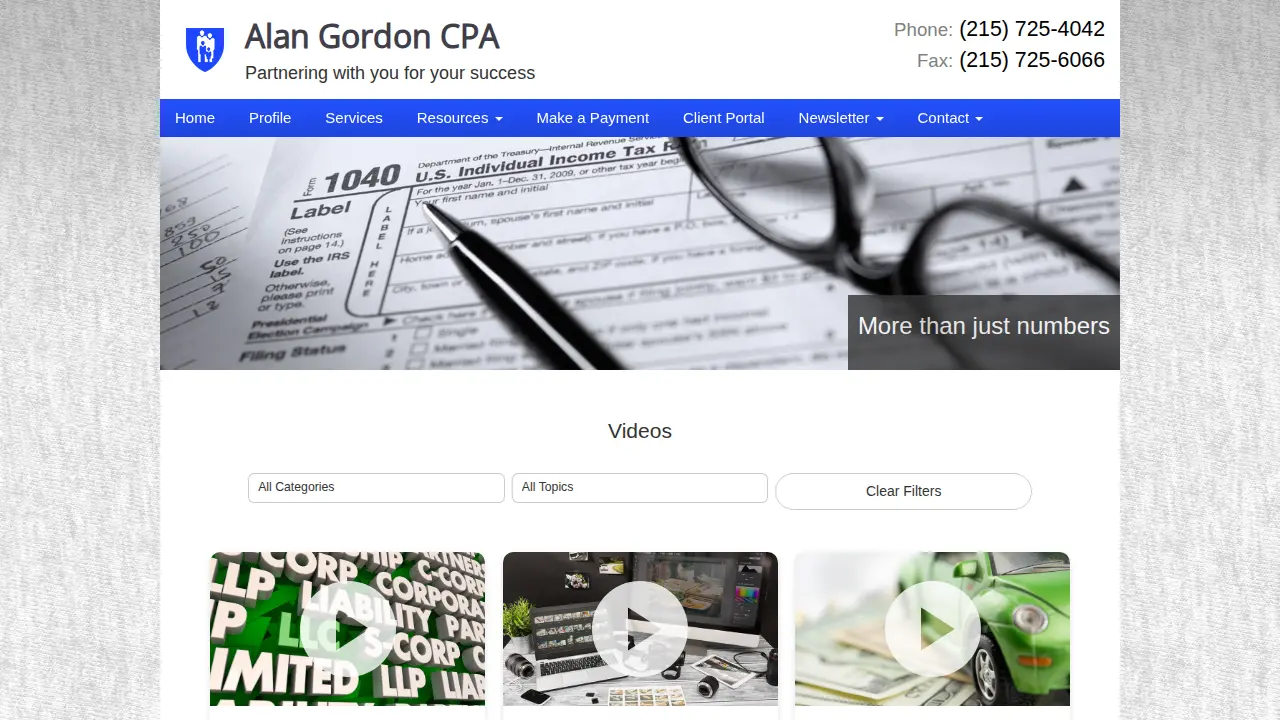 Alan Gordon,CPA page