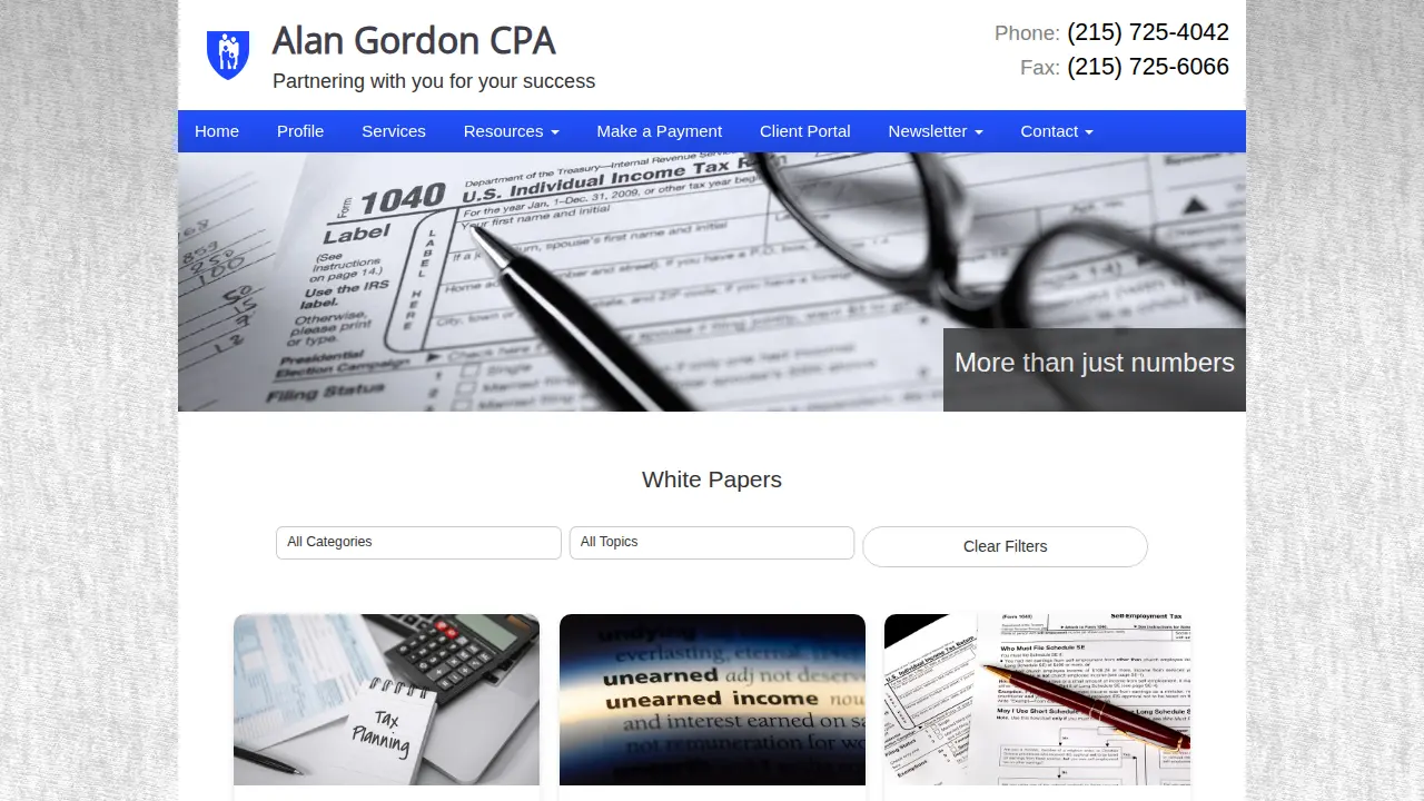 Alan Gordon,CPA page