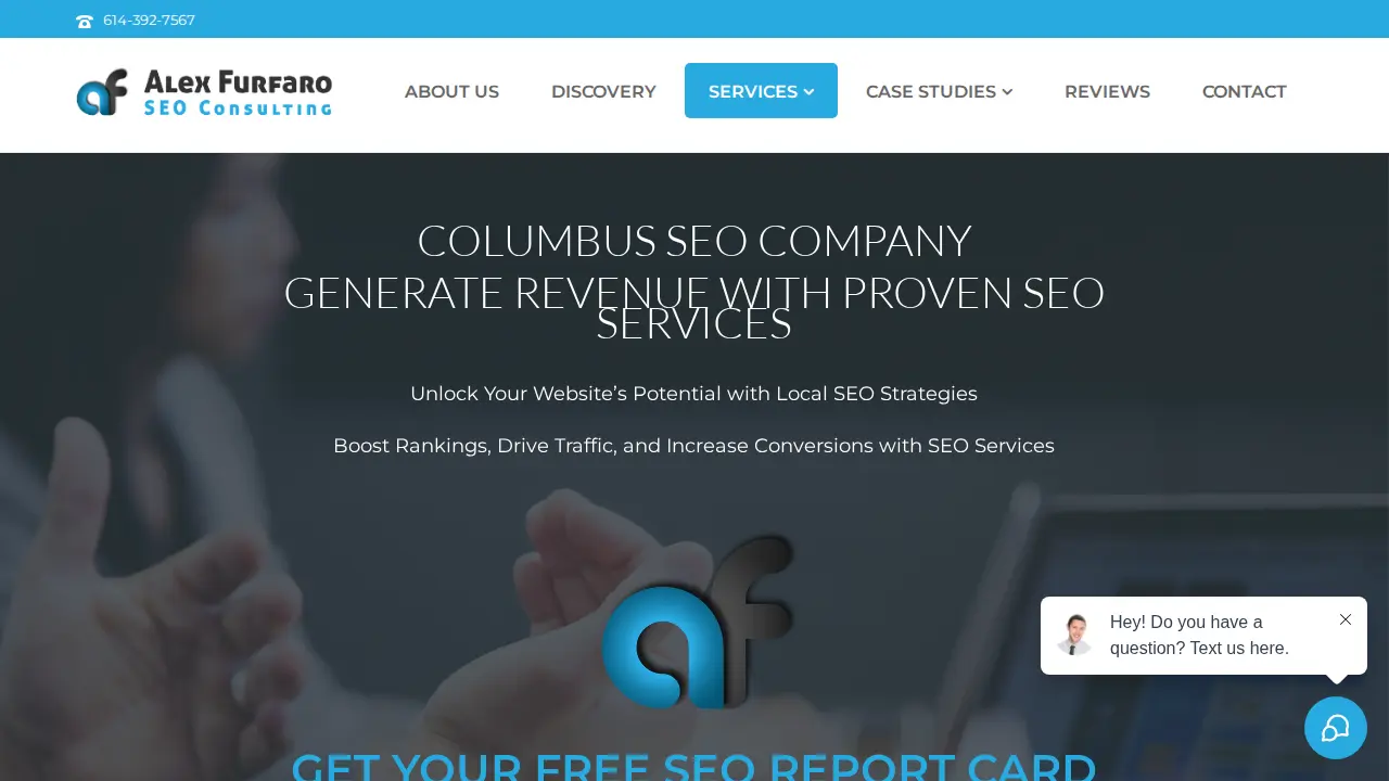 Alex Furfaro SEO Consulting page