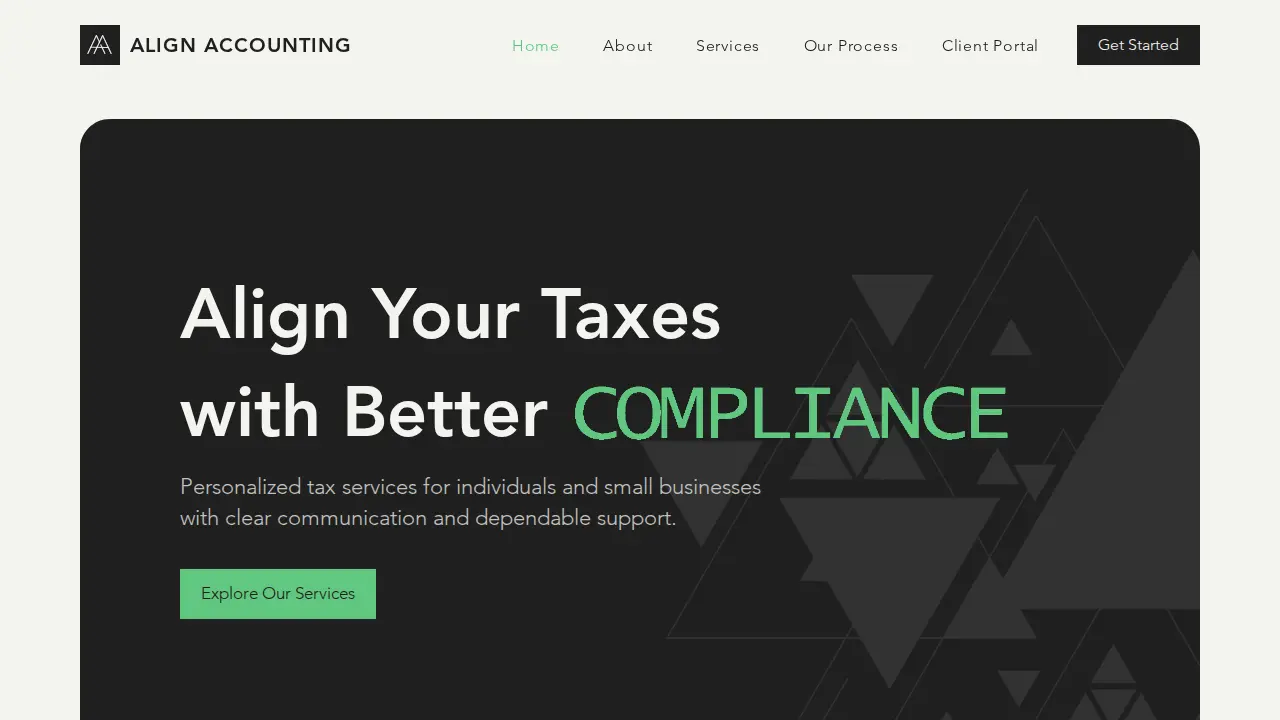 Align Accounting LLC website