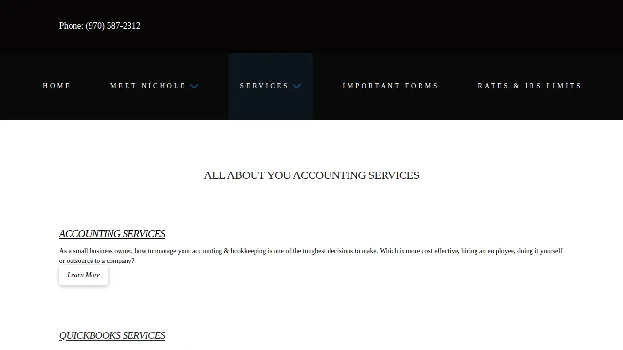 All About you Accounting, LLC page