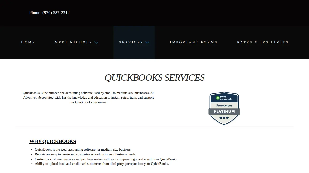 All About you Accounting, LLC page