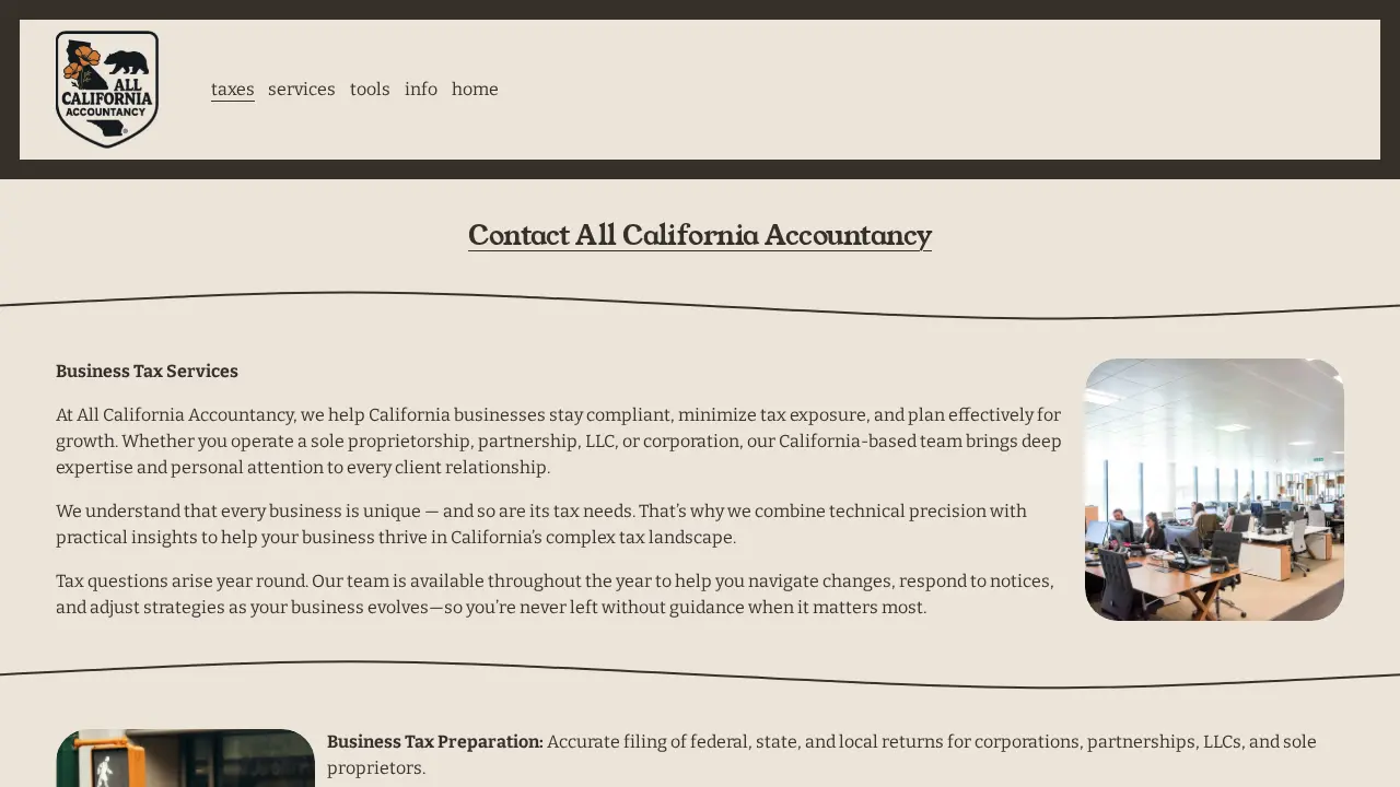 All California Accountancy page