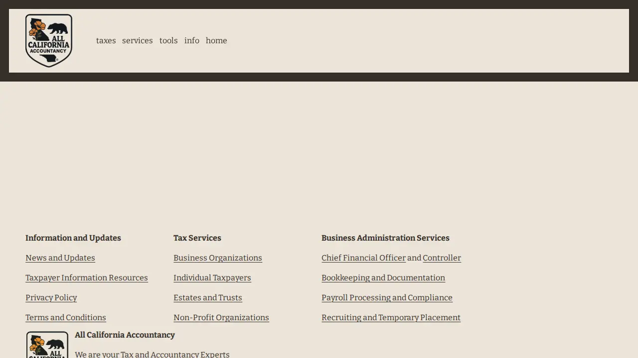All California Accountancy page