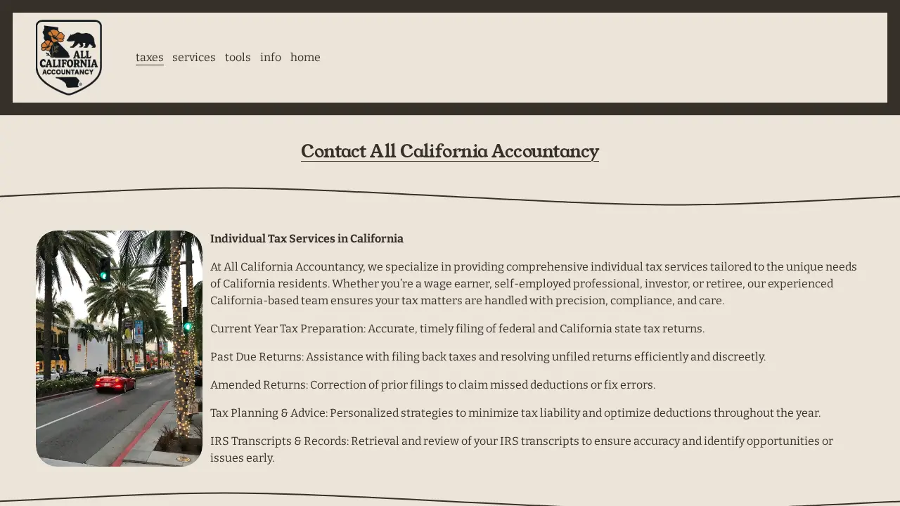 All California Accountancy page
