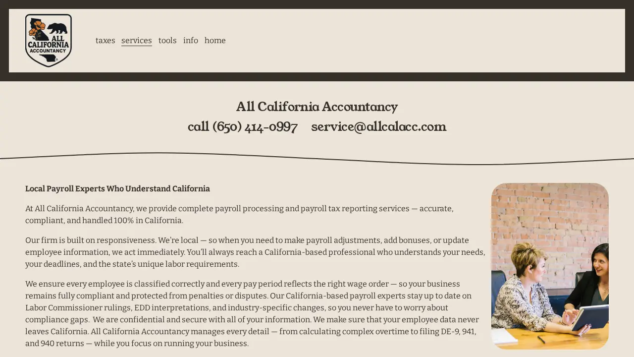 All California Accountancy page