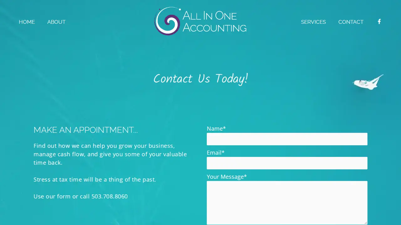 All In One Accounting Inc page