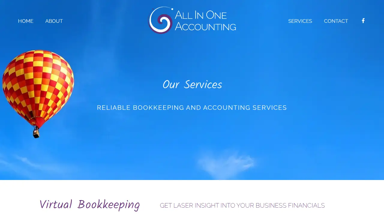 All In One Accounting Inc page