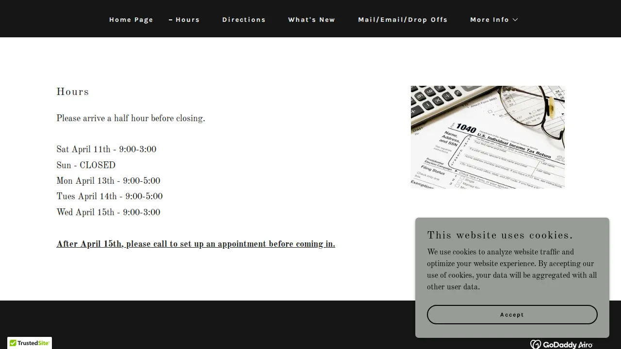 All Island Tax & Accounting page