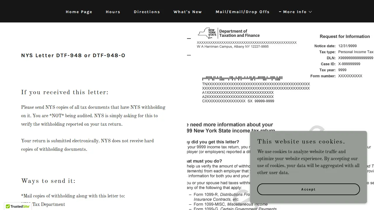 All Island Tax & Accounting page
