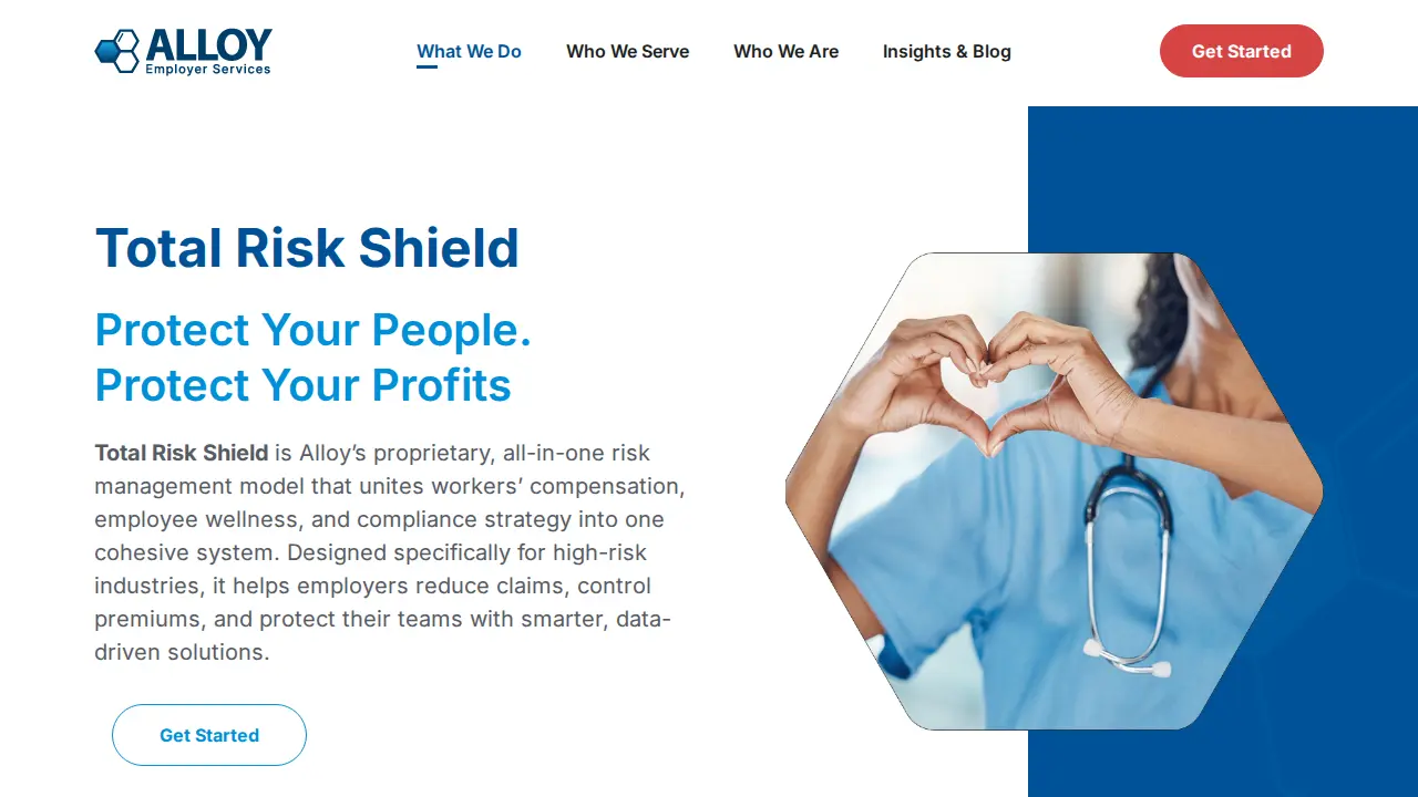 Alloy Employer Services page