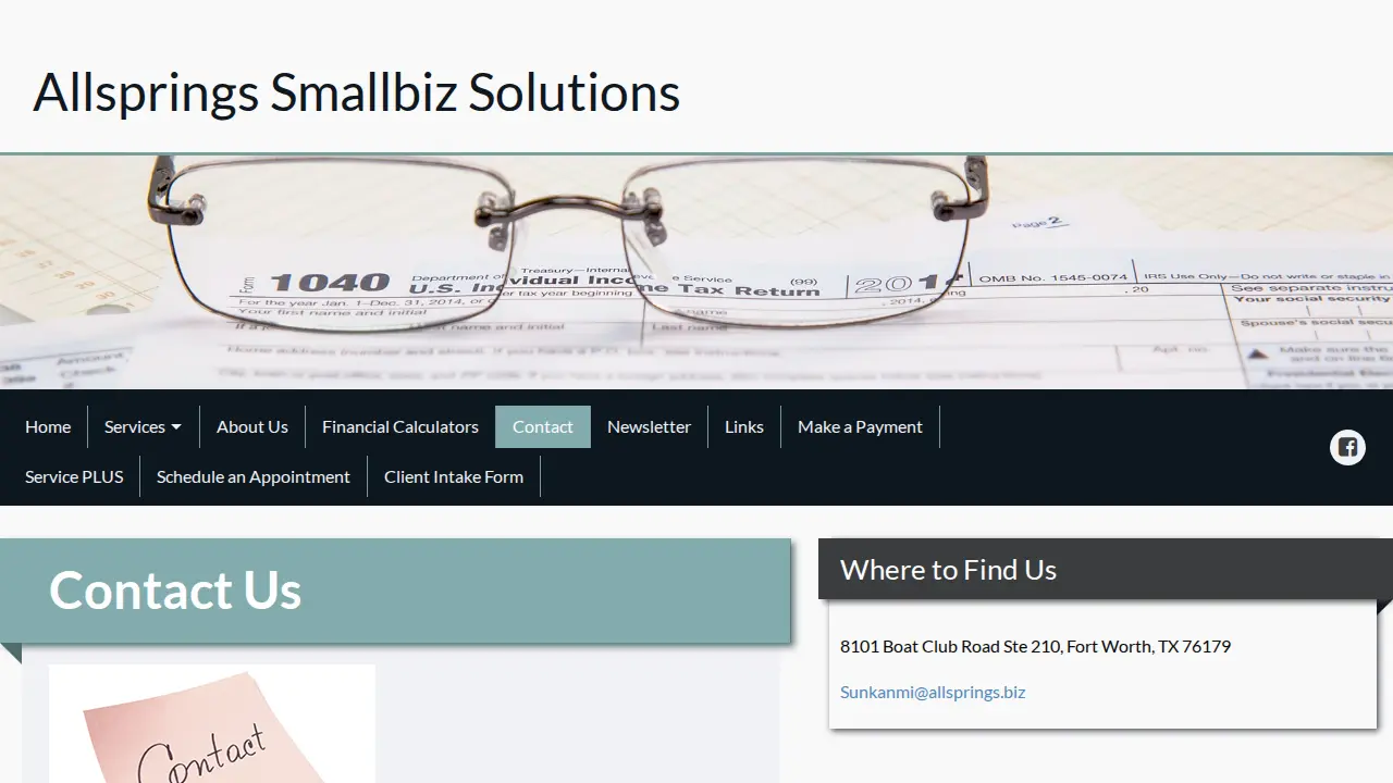 Allsprings Smallbiz Solution Inc. page