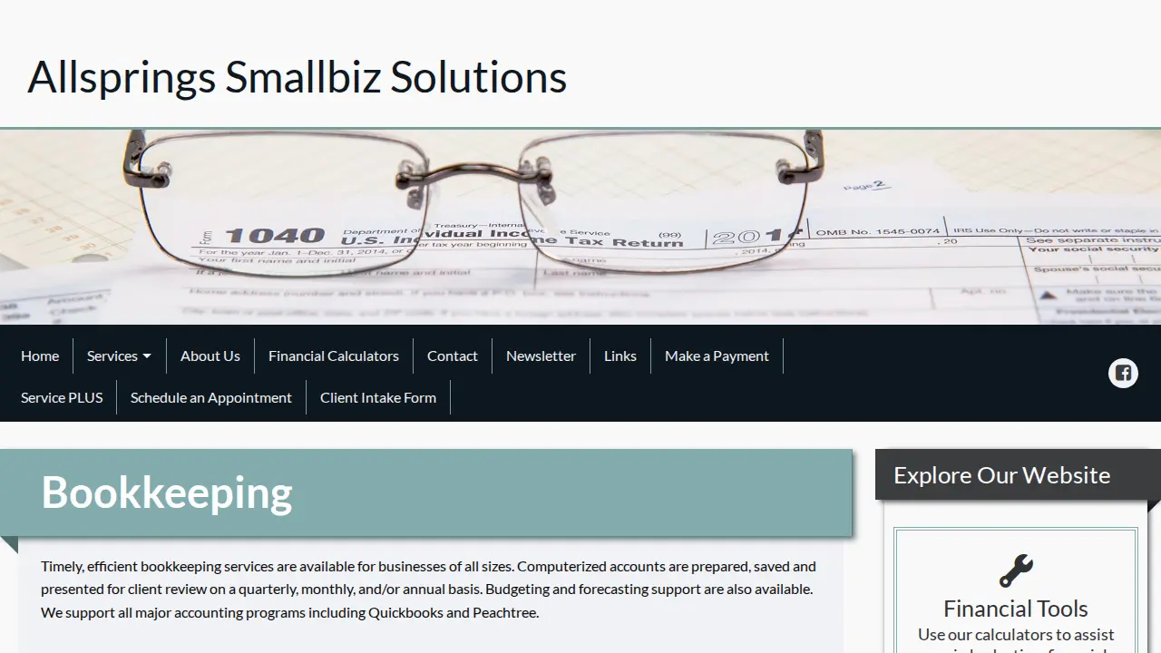 Allsprings Smallbiz Solution Inc. page