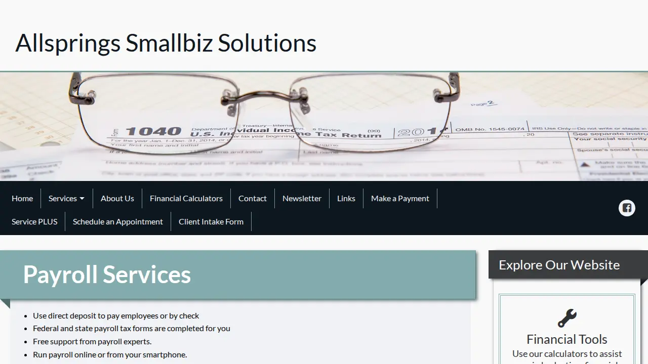 Allsprings Smallbiz Solution Inc. page