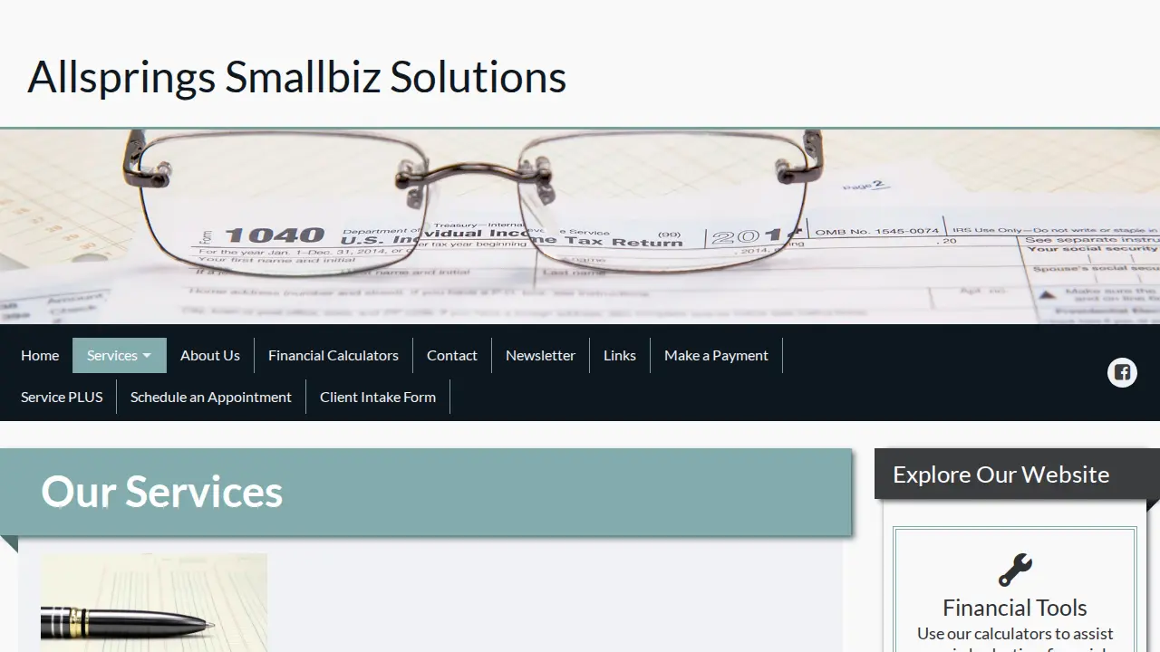 Allsprings Smallbiz Solution Inc. page