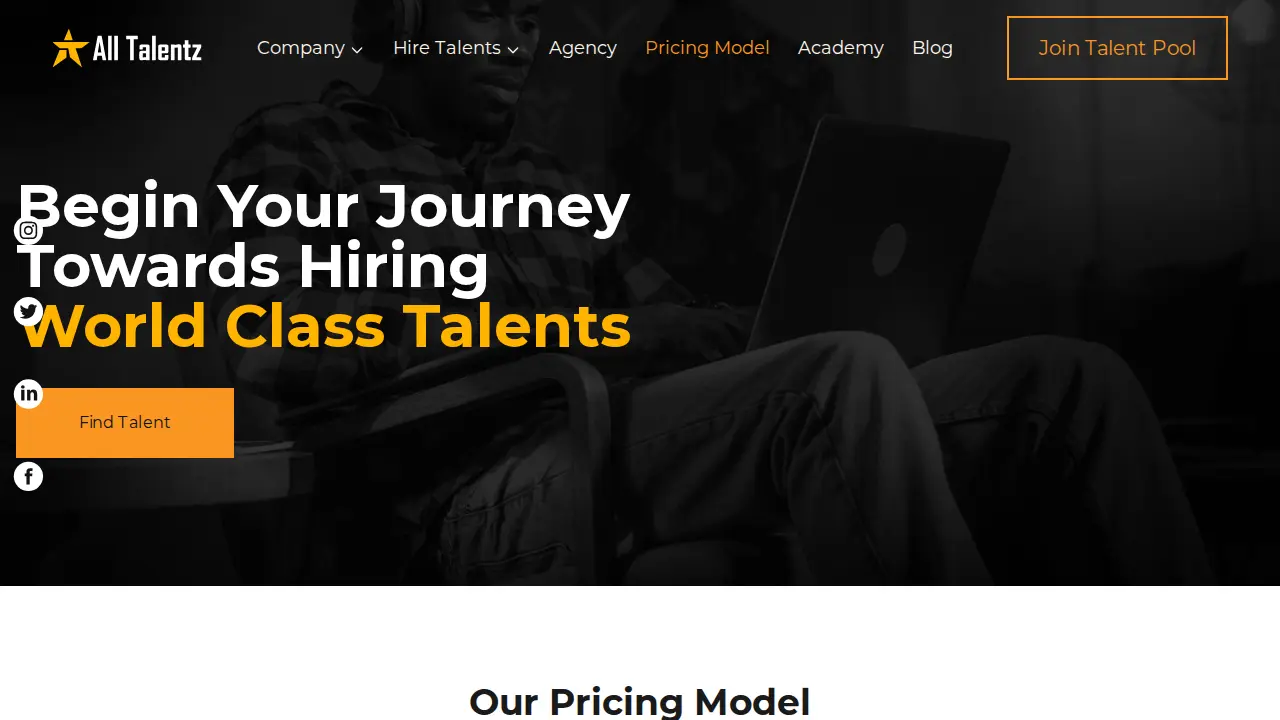 All Talentz page