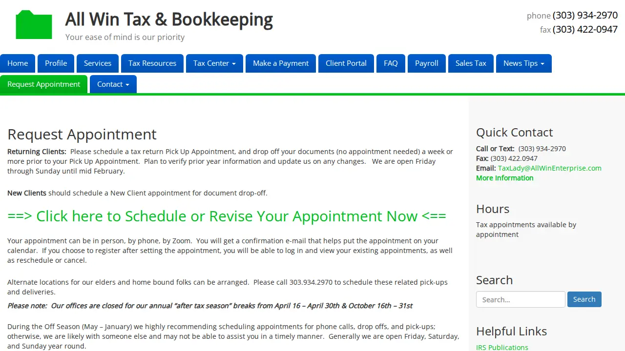 All Win Tax & Bookkeeping