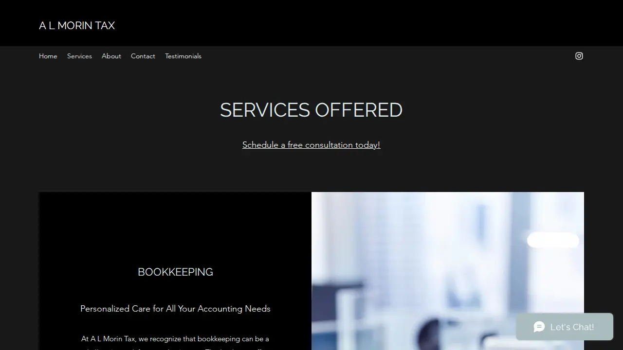 A.L.Morin Tax page