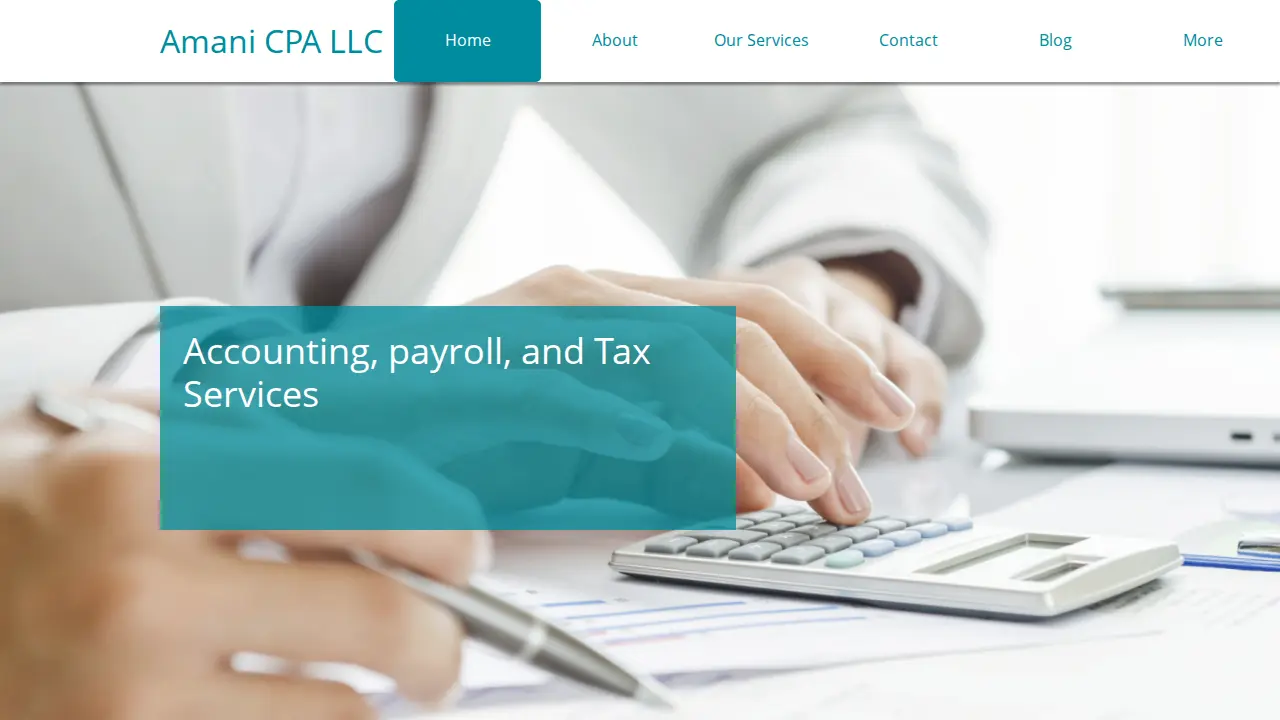 Amani CPA LLC page