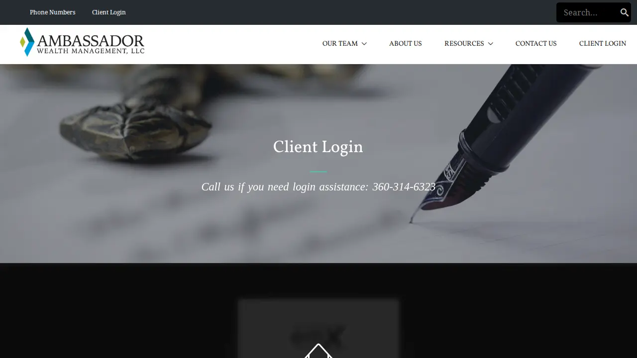 Ambassador Wealth Management, LLC page