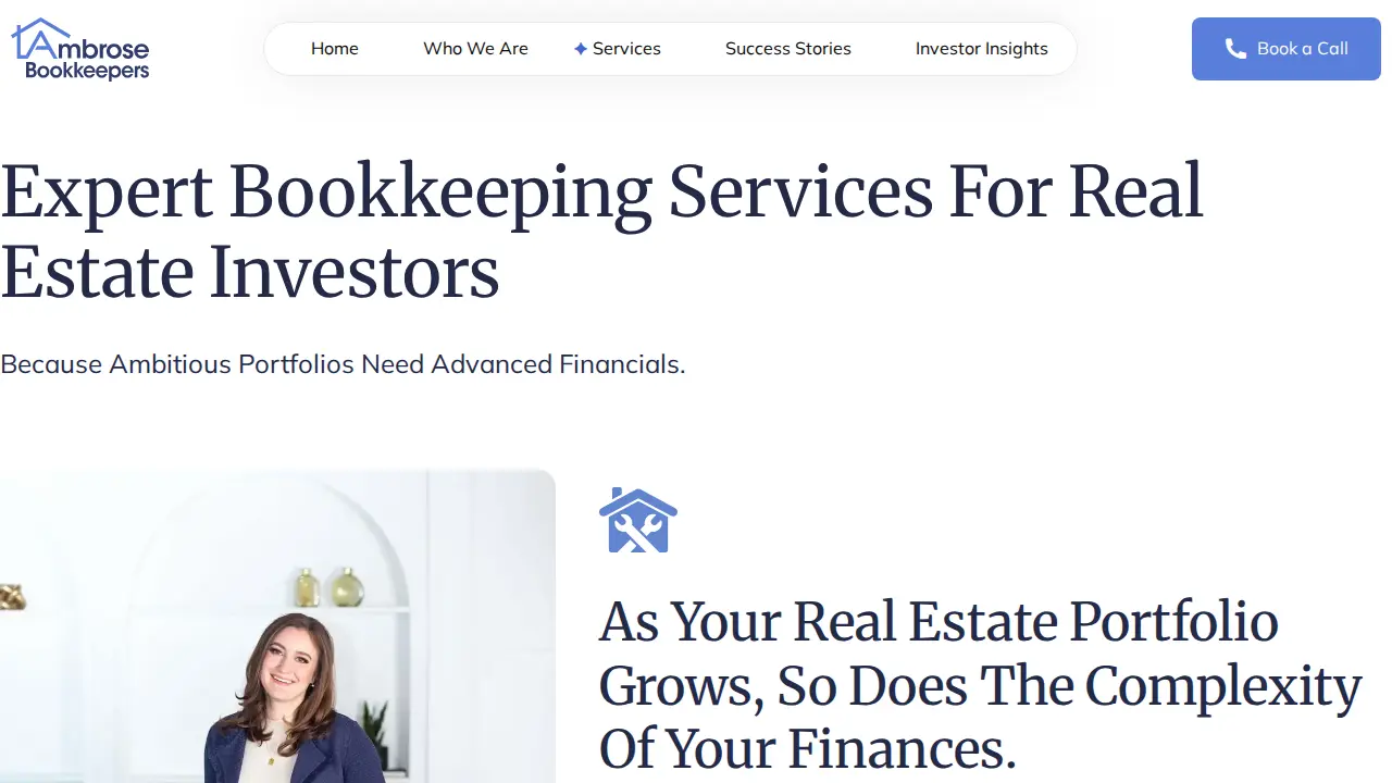 Ambrose Bookkeepers page
