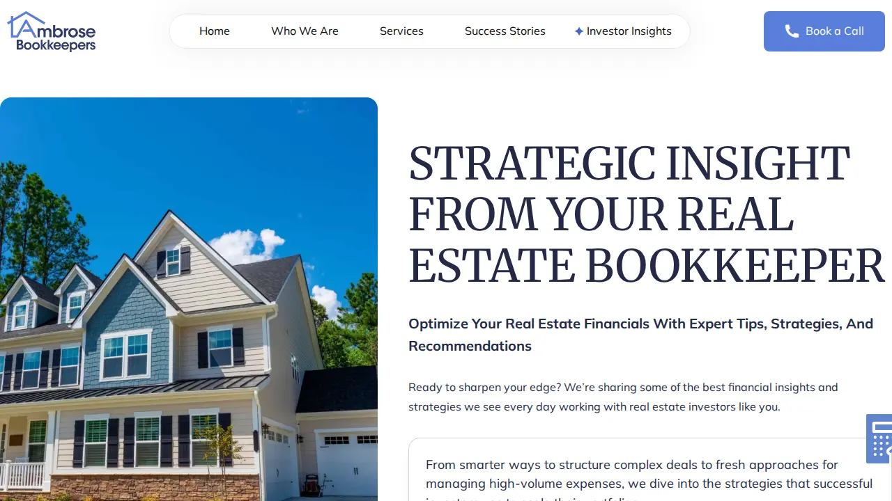 Ambrose Bookkeepers page