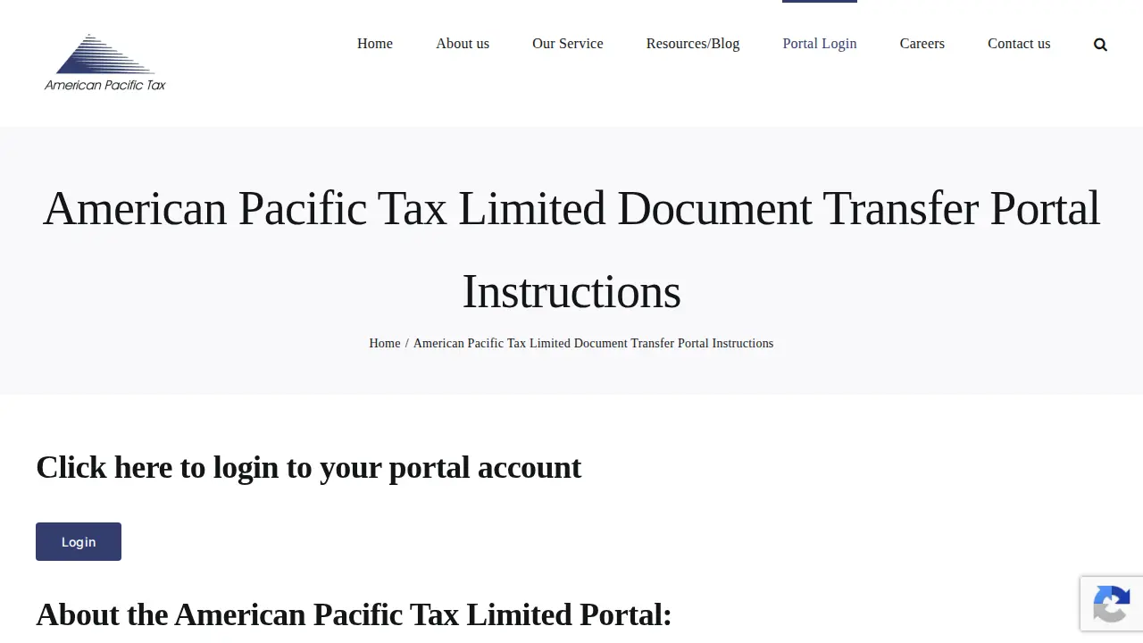 American Pacific Tax Limited page