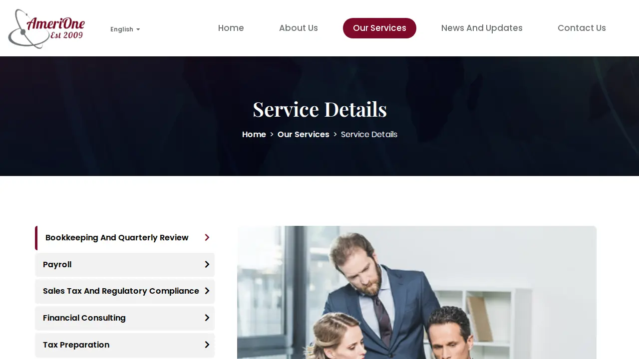 Amerione Accounting & Tax Inc page