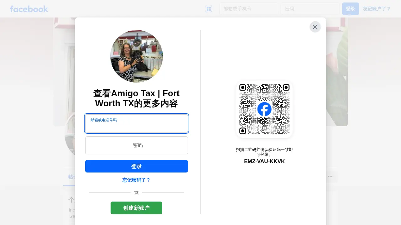 AMIGO TAX page
