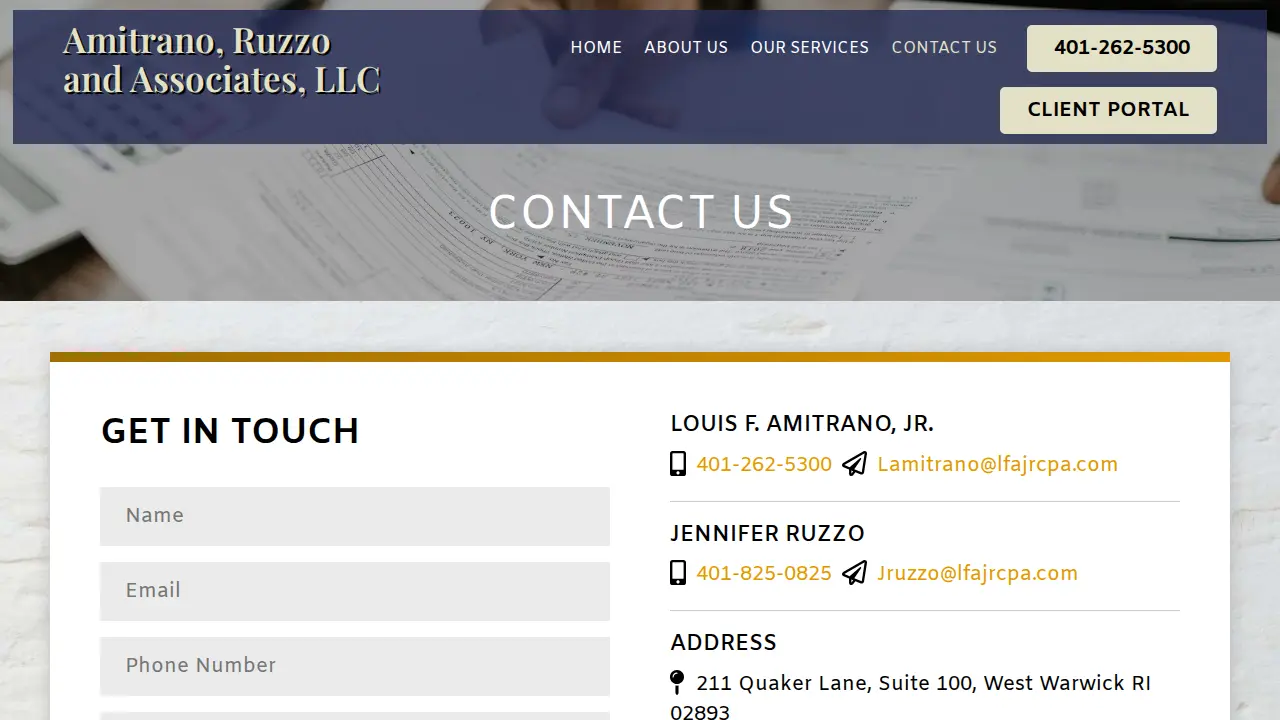 Amitrano, Ruzzo and Associates, LLC page