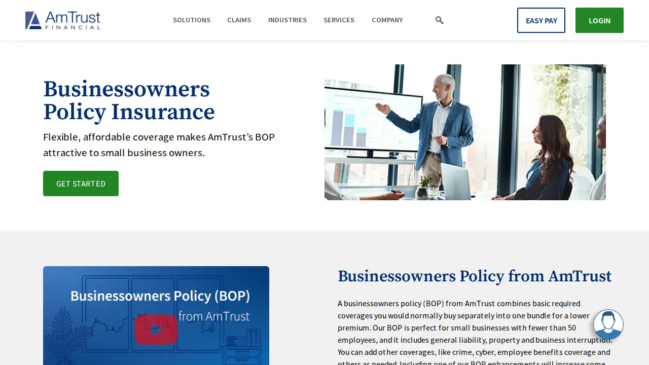 AmTrust page