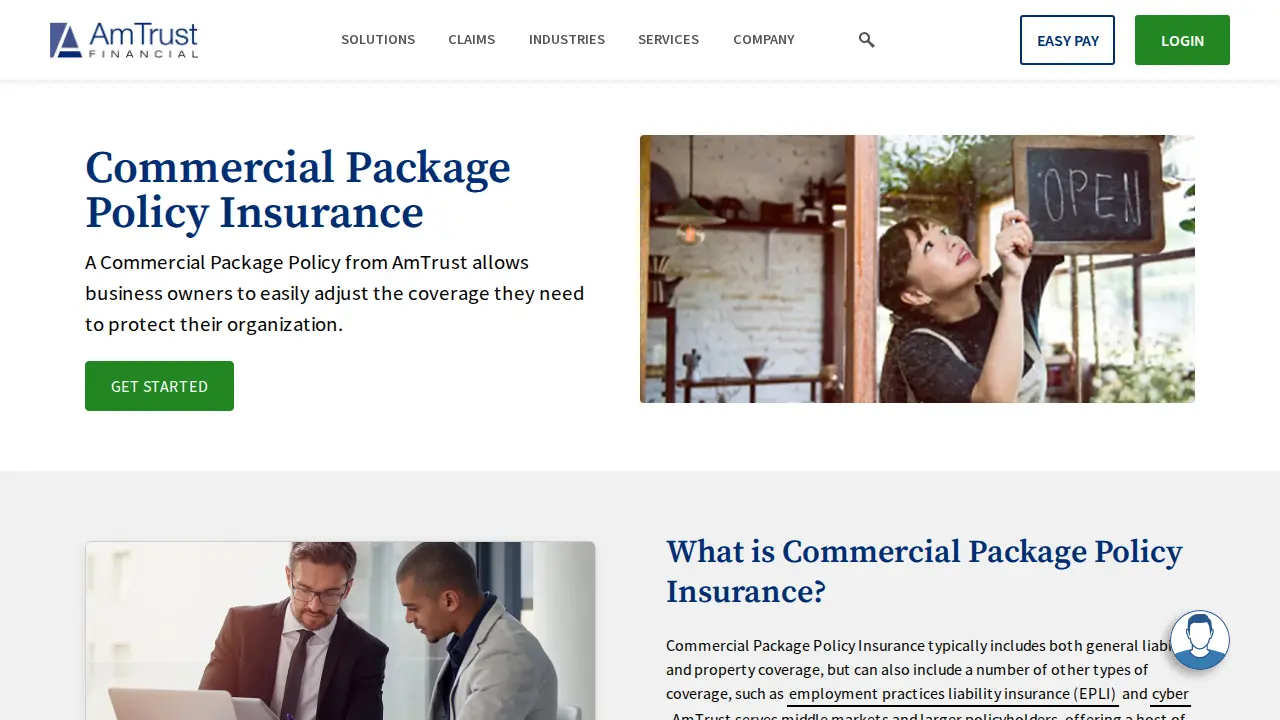 AmTrust page